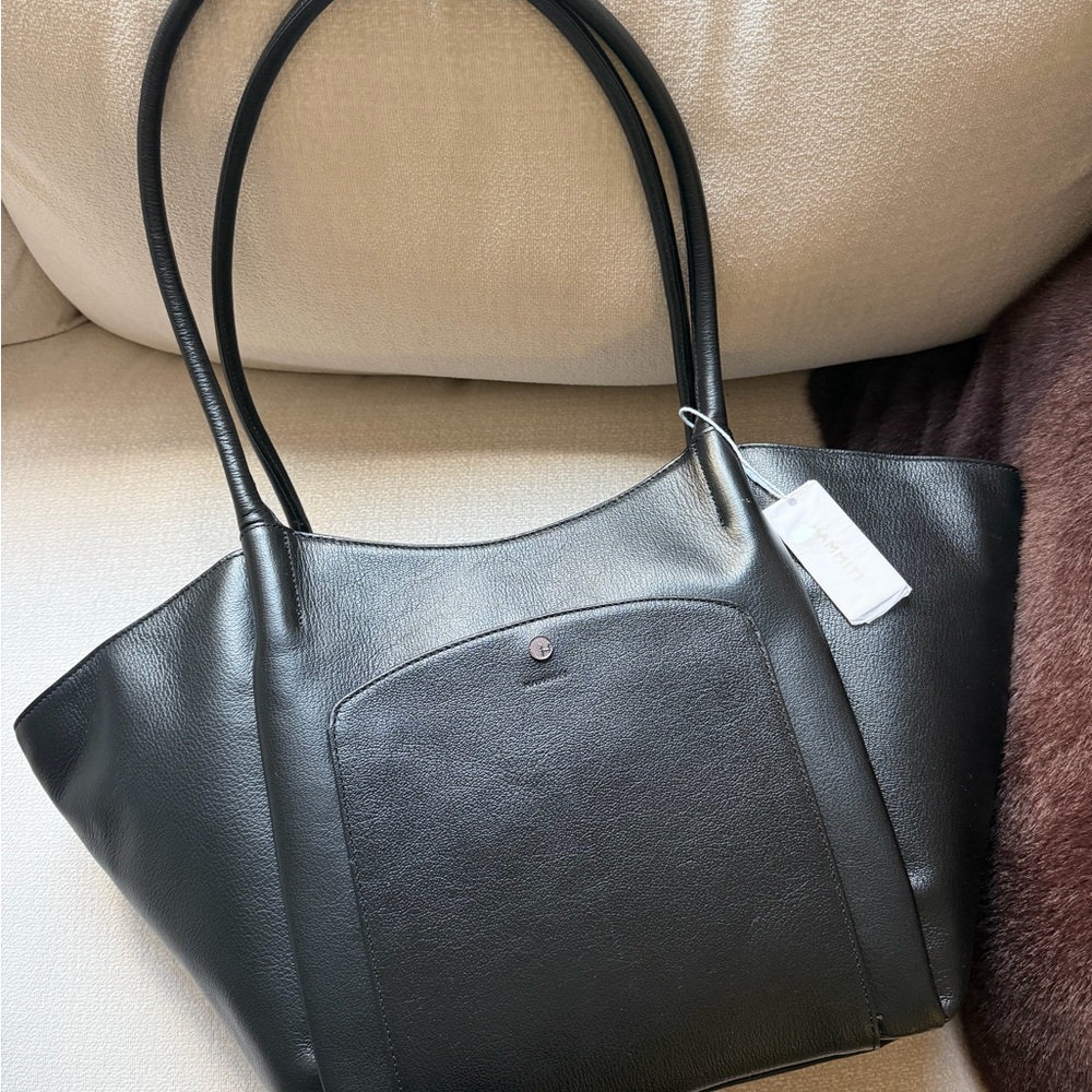 Hammitt Black Leather Studded Tote - Picture 8 of 8